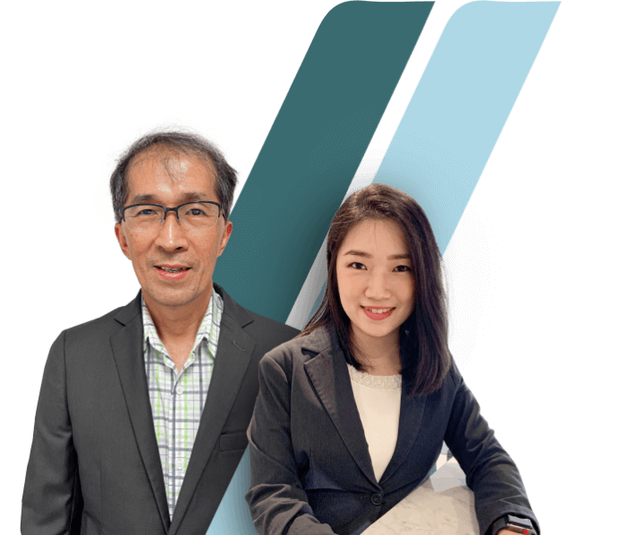Mr. Yeoh Beng Khoon and Xandra Yeoh of Win Safes