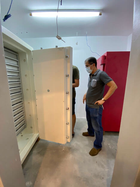Win Safes installation photo 8 of 37